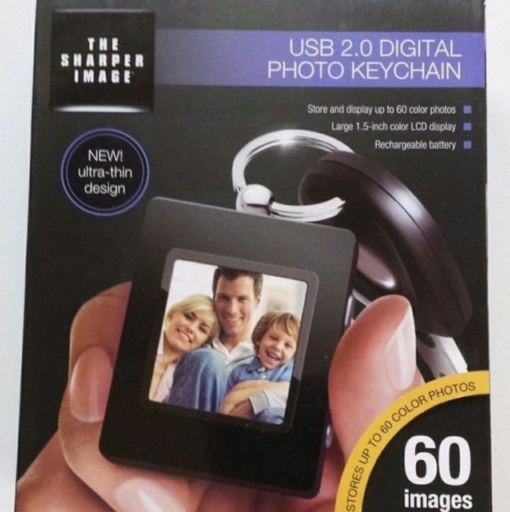 Sharper Image Photo Keychain